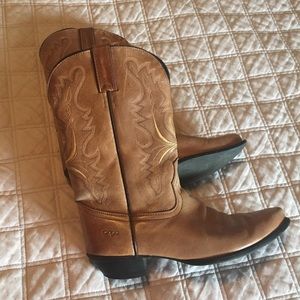 Dingo leather cowboy boots